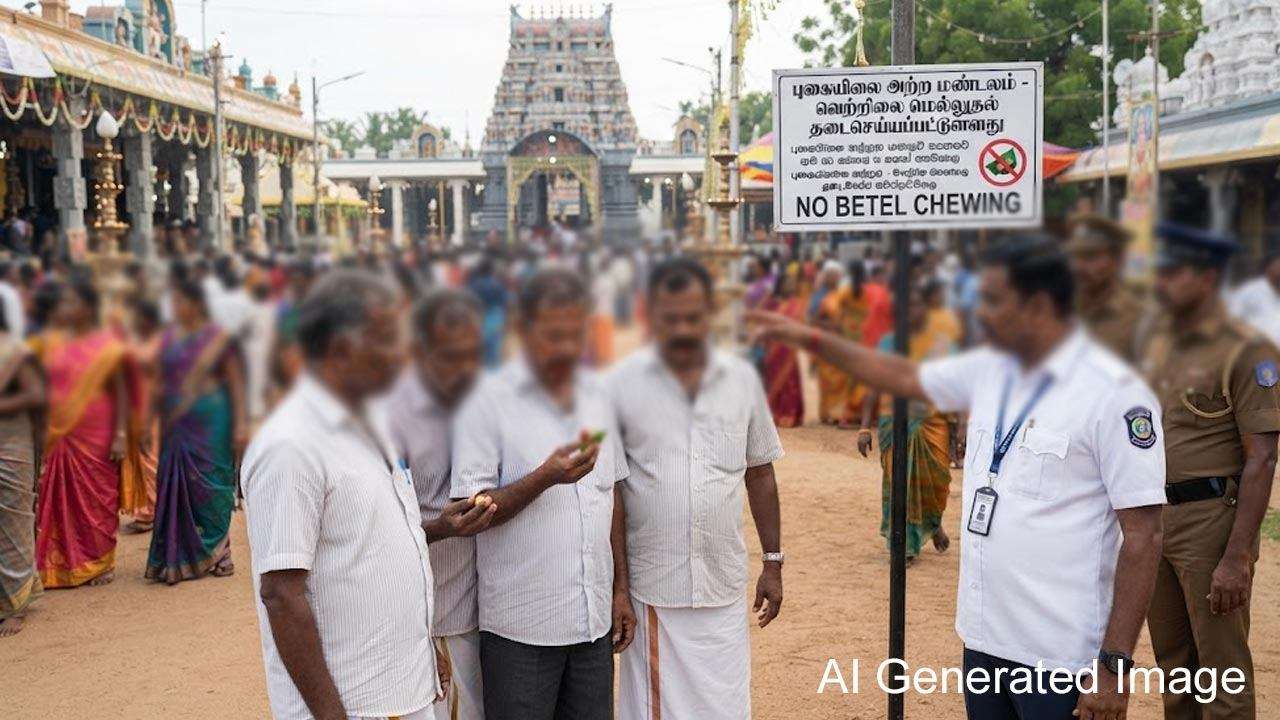 செல்வச்சந்நிதி ஆலய சூழலில் தடையை மீறி வெற்றிலை மென்றவர்களுக்குத் தண்டப்பணம்