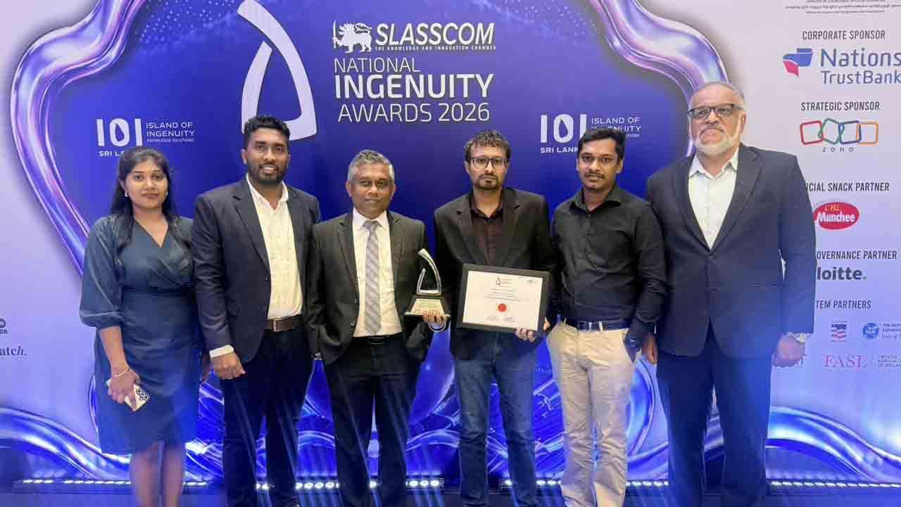 SLT-MOBITEL The Embryo இன் ‘SenseGrid’ SLASSCOM தேசிய கண்டுபிடிப்பு விருதுகள் 2026 இல் தேசிய மட்டத்தில் முதலாம் இரண்டாம் இடத்தை வென்றுள்ளது
