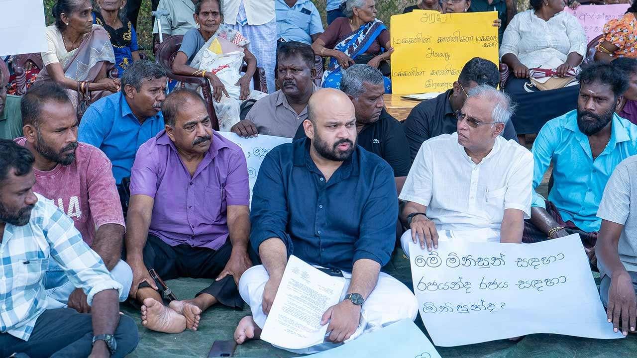 தனியார் காணிகளை விடுவிக்கக் கோரி போராட்டம்!