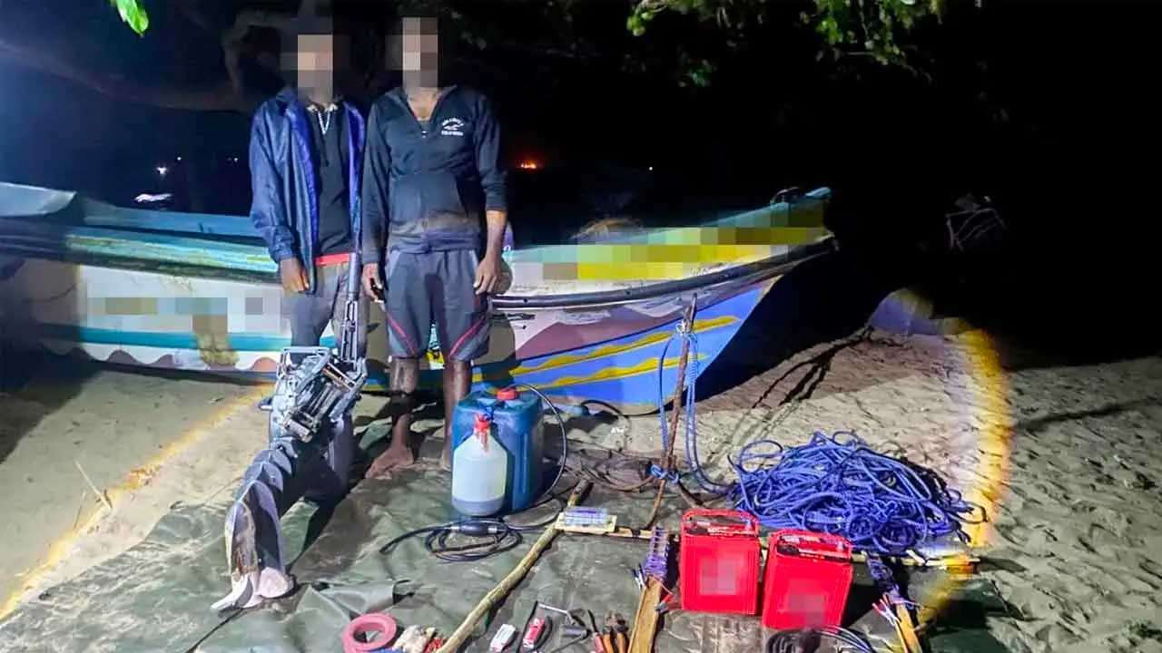 சட்டவிரோத கடற்றொழில் நடவடிக்கையில் ஈடுபட்ட 33 பேர் கைது