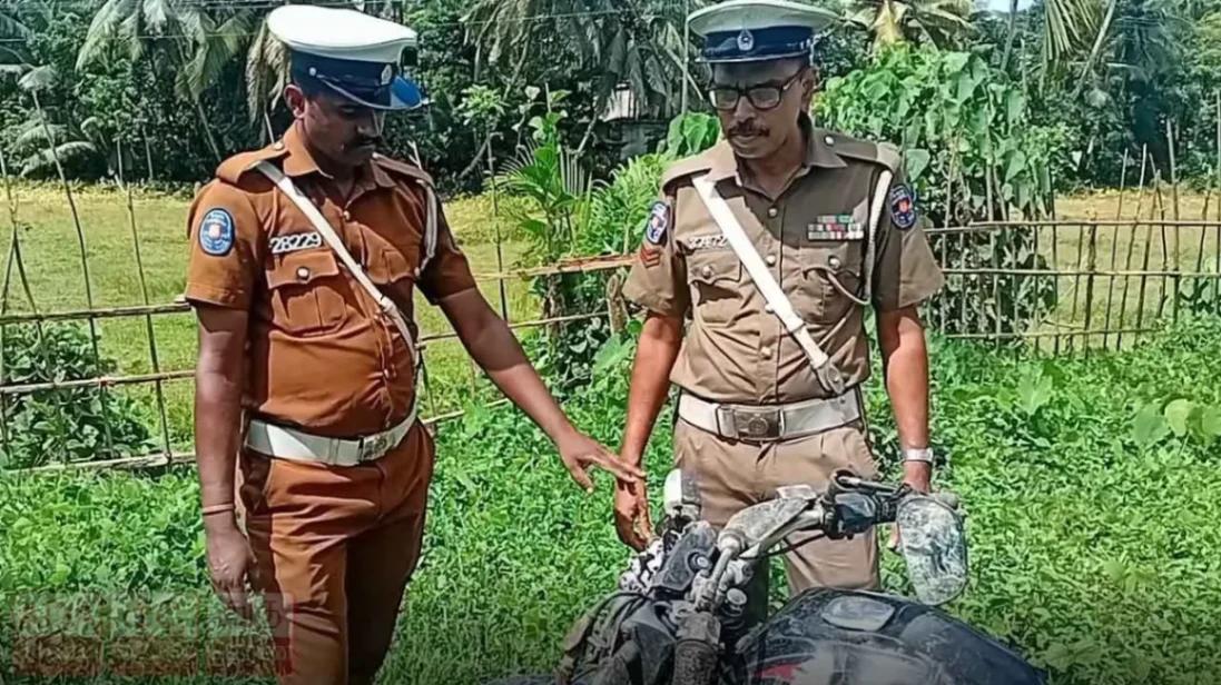 தலைக்கவசம் இன்றி அதிவேகப் பயணம் : பறிபோன உயிர்!