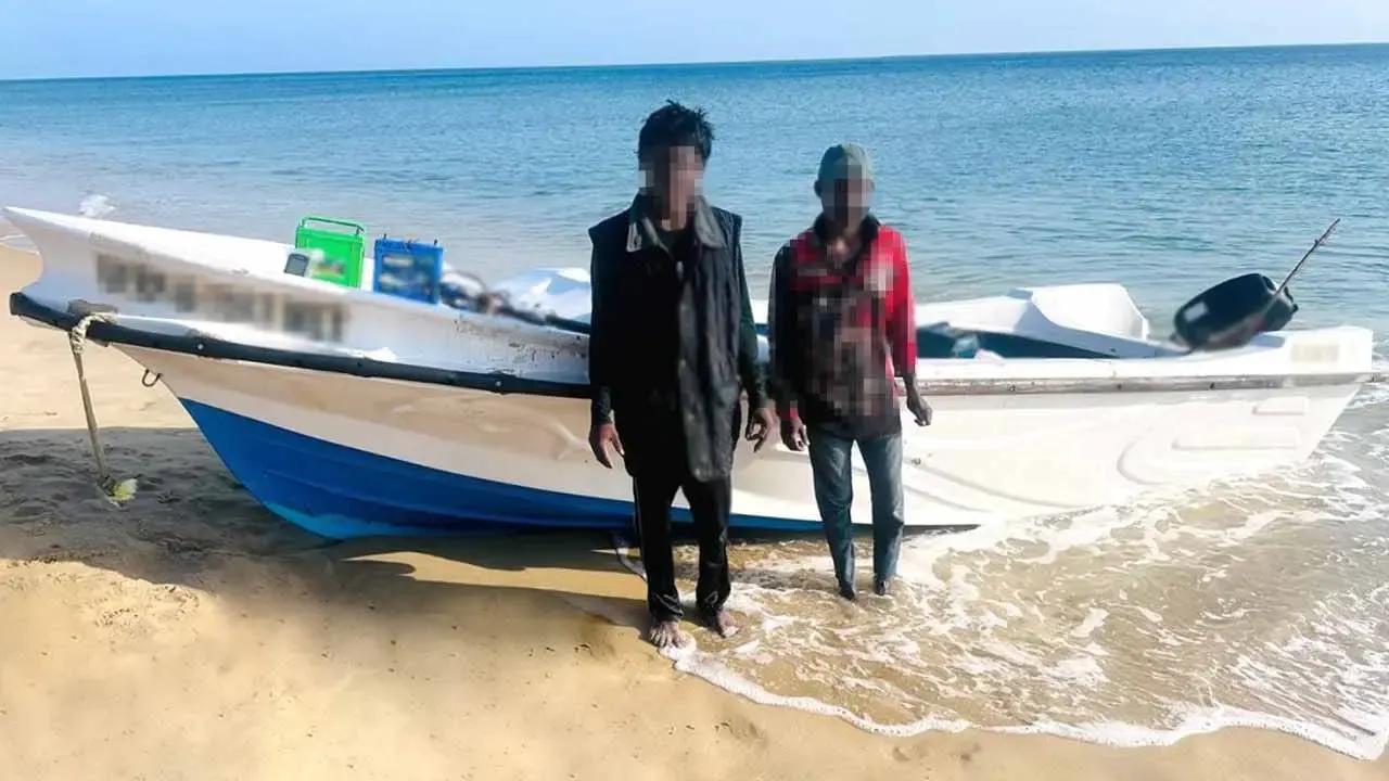 சட்டவிரோத மீன்பிடியில் ஈடுபட்ட நால்வர் கைது