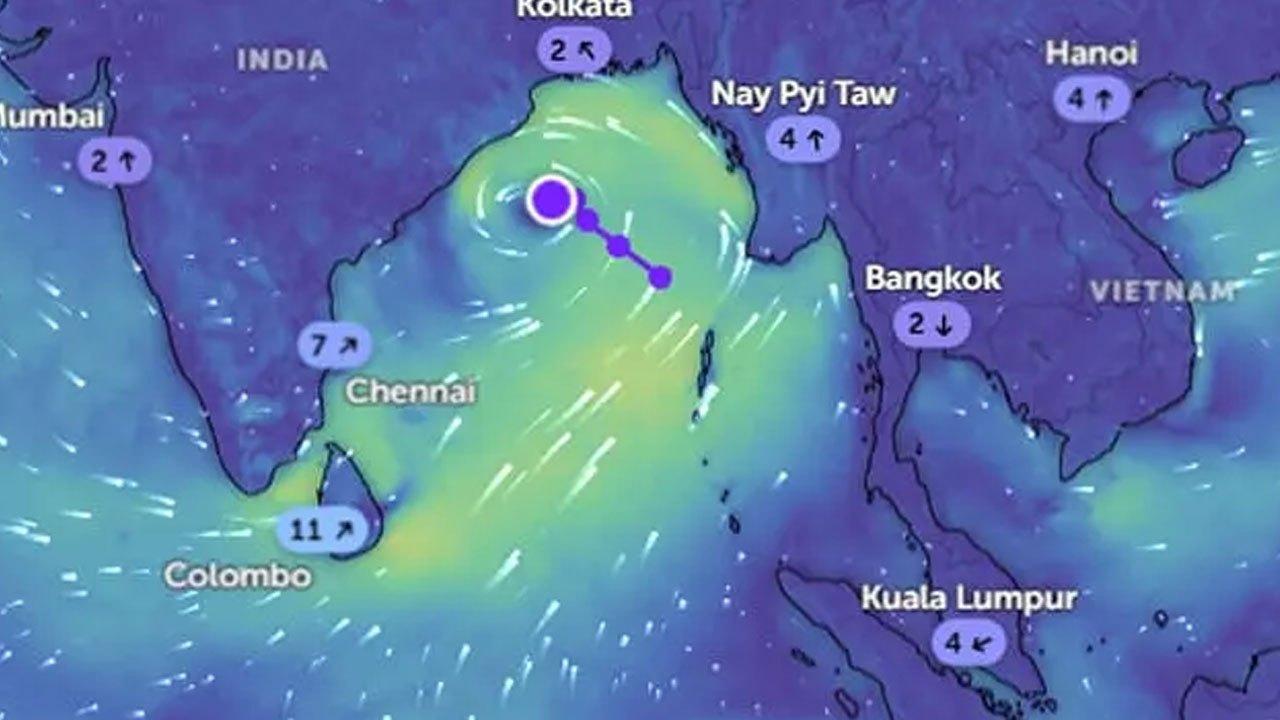 வங்காள விரிகுடாவில் தாழமுக்கம் - மீனவர்களுக்கு சிவப்பு எச்சரிக்கை
