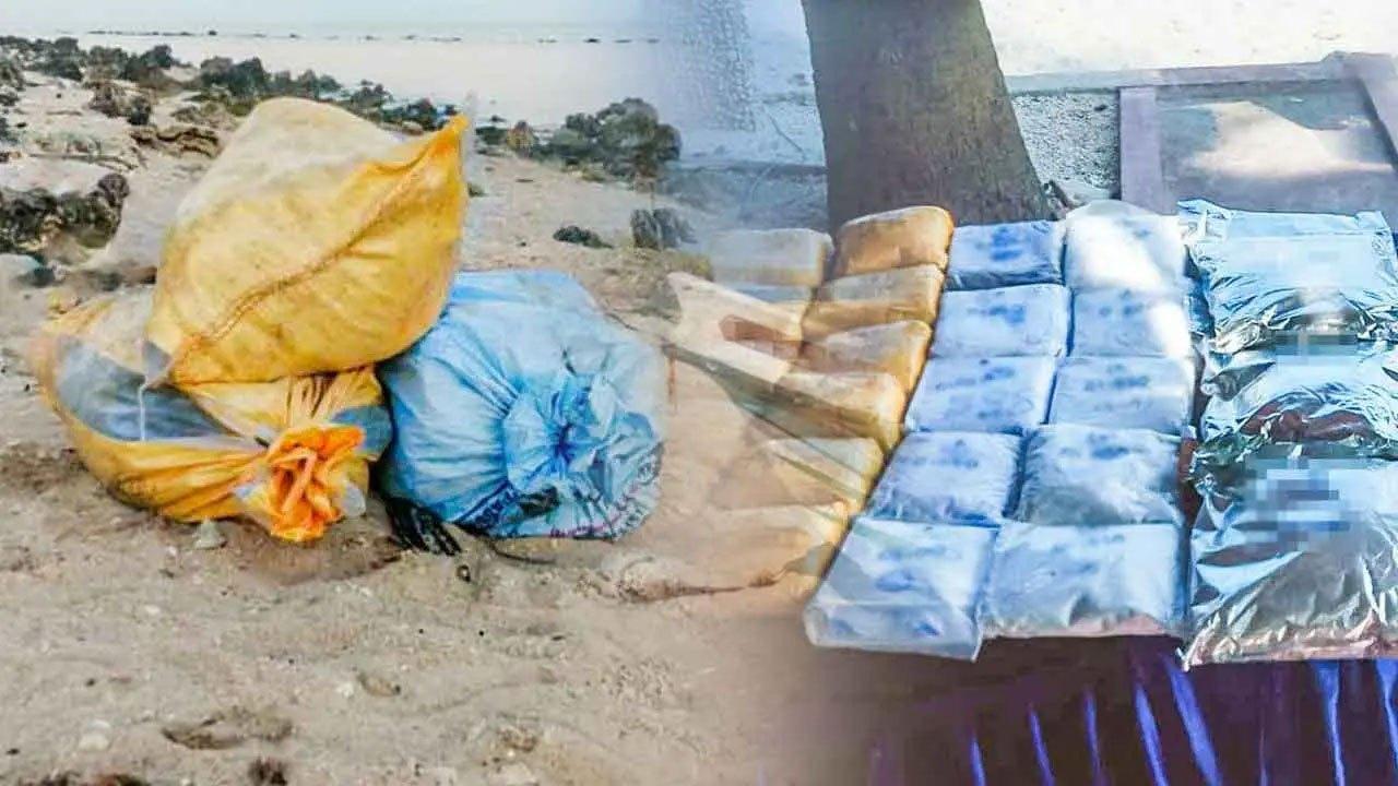வடக்கு கடற்கரையில் பிடிபட்ட படகில் ஐஸ் மற்றும் ஹெரோயின் போதைப்பொருட்கள்