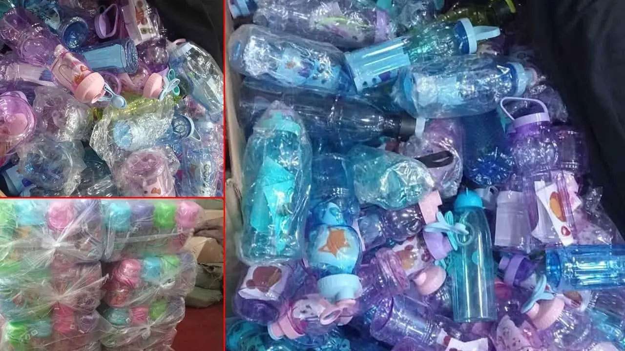 புறக்கோட்டையில் அதிரடி சோதனை : 801 பிளாஸ்டிக் போத்தல்கள் பறிமுதல்