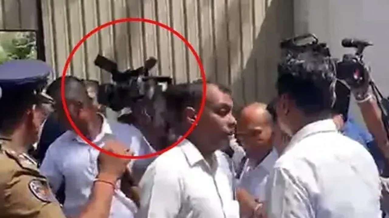 ரணிலின் மெய்ப்பாதுகாவலரை தாக்கிய ஔிப்பதிவாளர் கைது