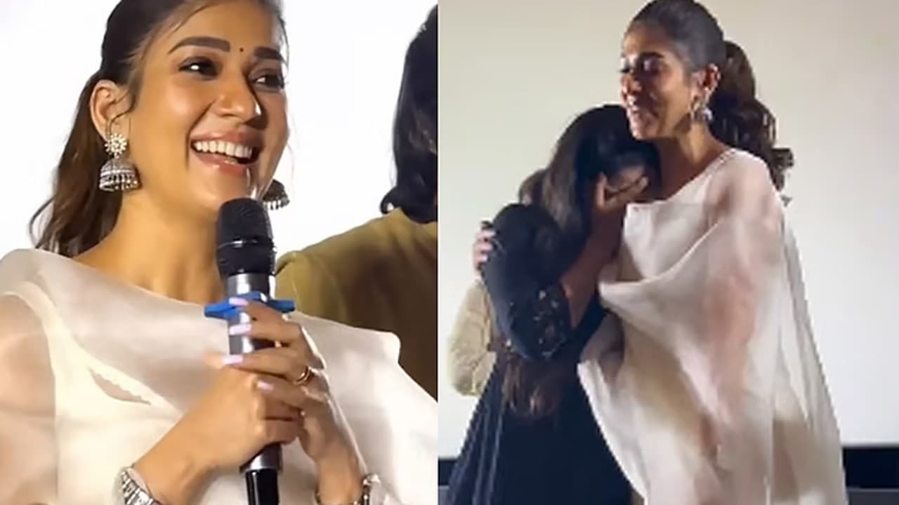 நயன்தாராவை கண்டதும் கண் கலங்கிய ரசிகை!
