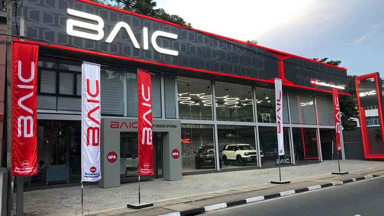 கண்டி நகரில் புதிய BAIC காட்சியறையை திறந்துள்ள David Pieris Automobiles