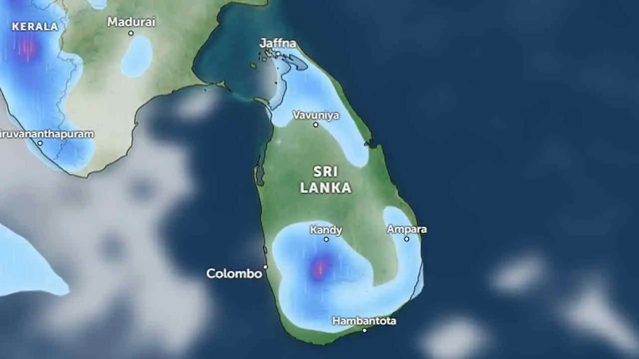 அடுத்த 36 மணித்தியாலங்களுக்கான வானிலை முன்னறிவிப்பு